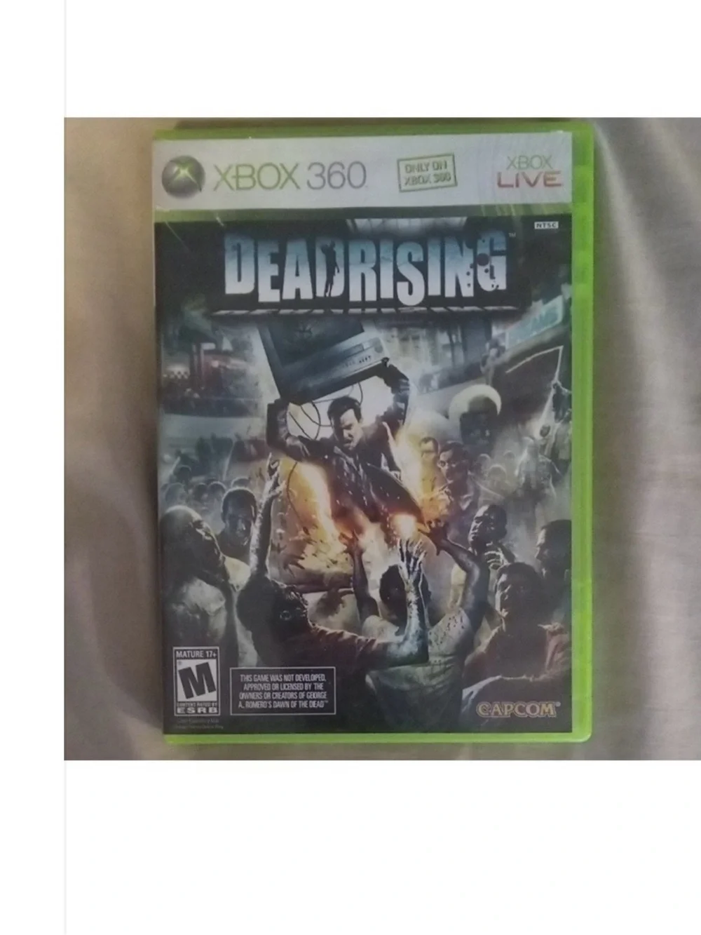 DEADRISING XBOX 360 Video Game 2006 Y2K Capcom/Microsoft PLAYS FINE M For Mature